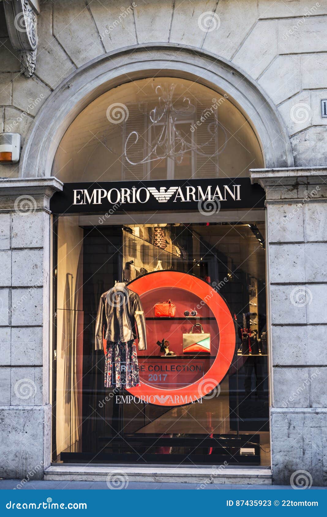 Emporio Armani Shop In Rome, Italy 