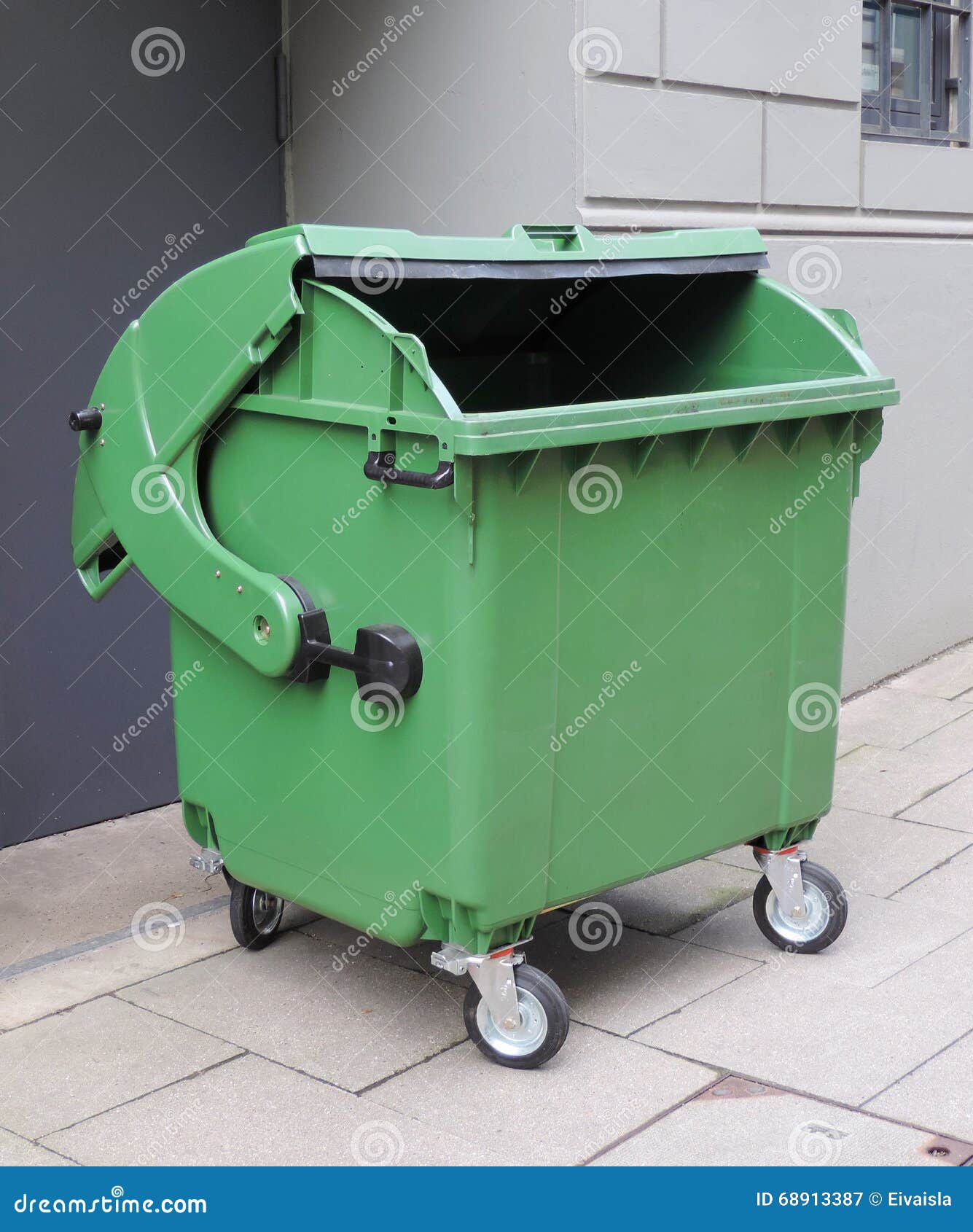 Emptied garbage bin stock image. Image of objects, clothing 68913387