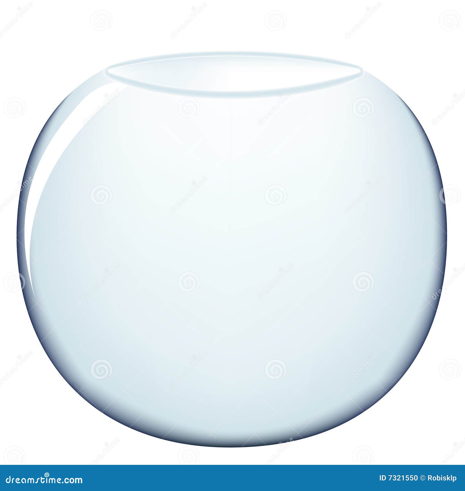 Empty aquarium stock vector. Illustration of fishbowl - 7321550