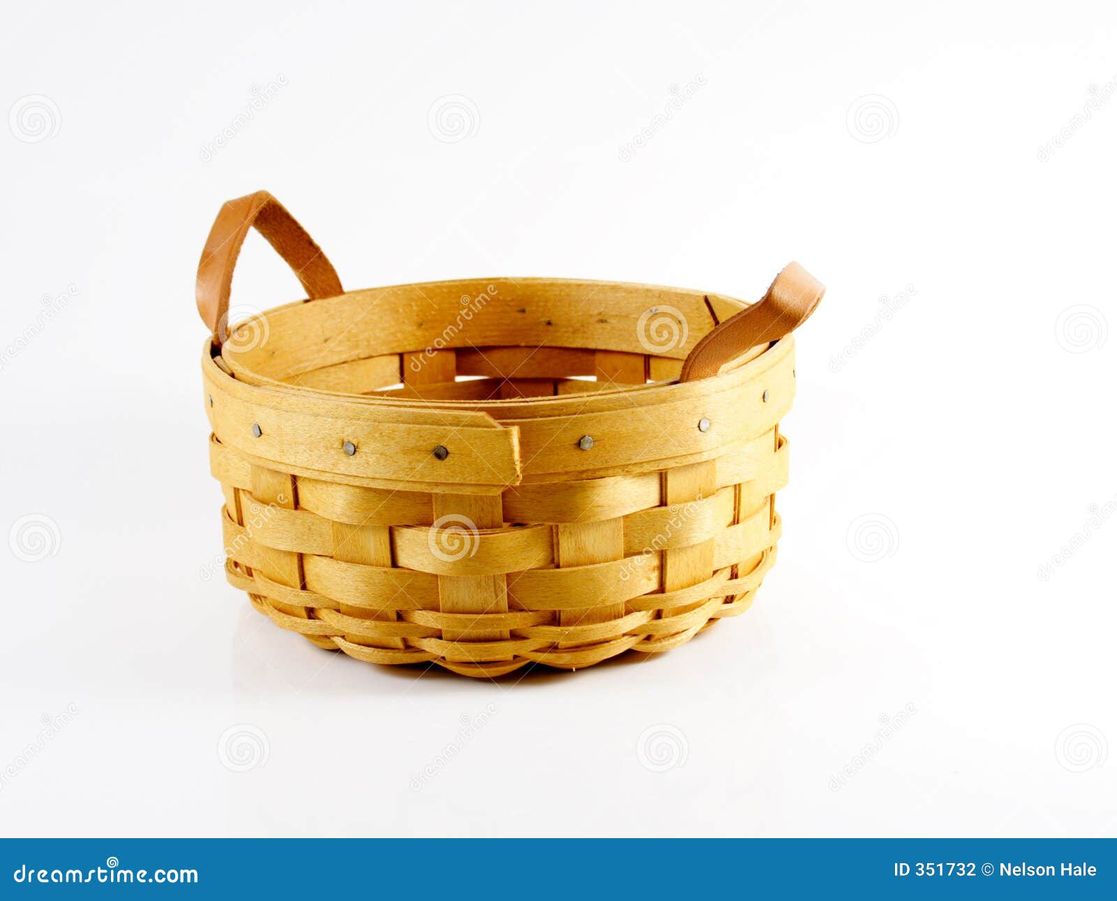 An empty basket stock photo. Image of basket, wooden, weaved 351732