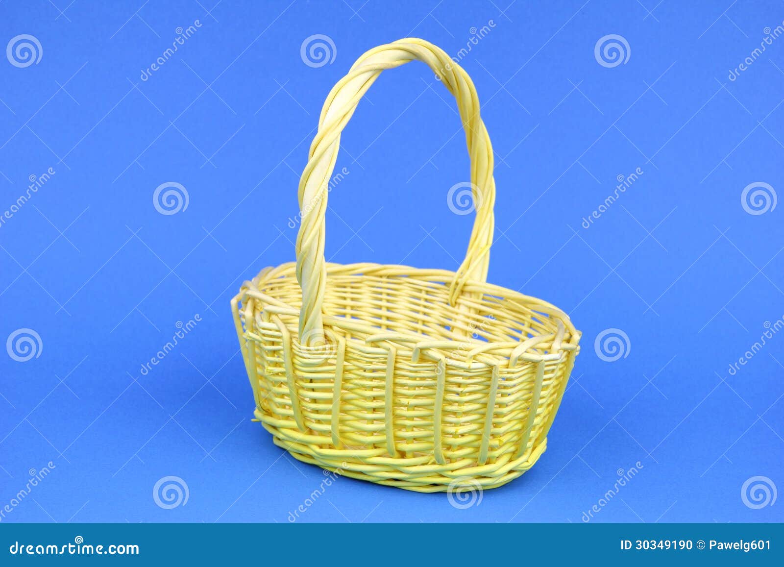 Empty basket stock photo. Image of product, wicker, easter 30349190