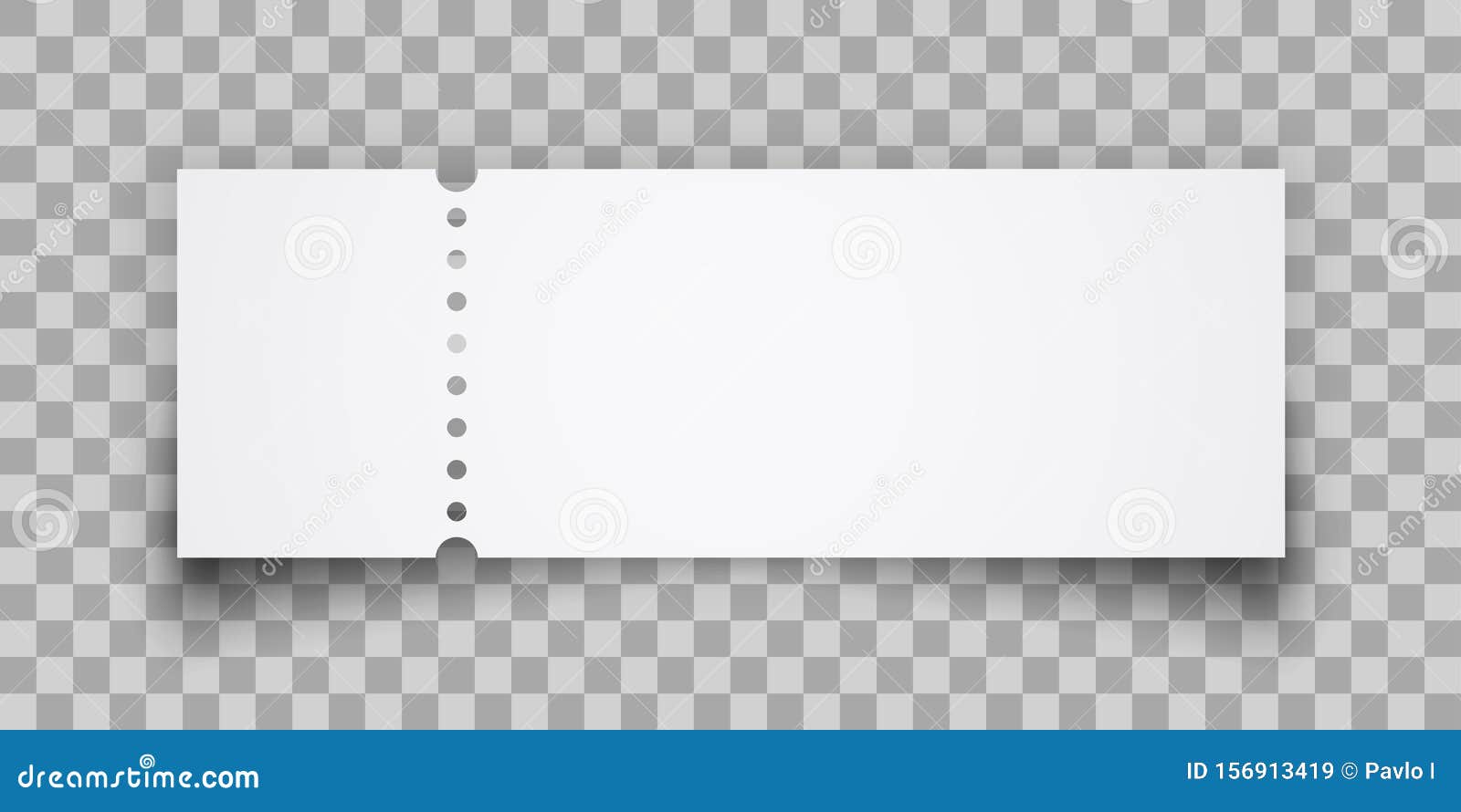 Empty Blank Concert Ticket Template with a Line for Separation Inside Blank Speeding Ticket Template