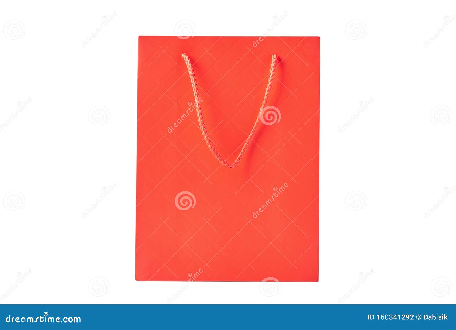 Download Empty Blank Craft Paper Shopping Bag Isolated On White ...