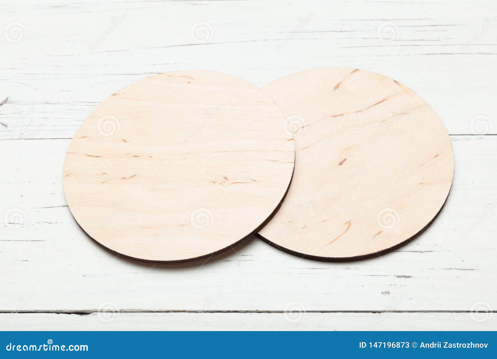 Download Empty Blank Drink Coaster Mockup, Round Mat Stock Image ...