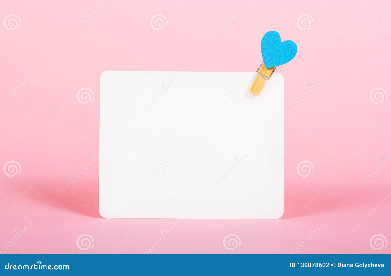empty blank for text. greeting card. romantic message. paper