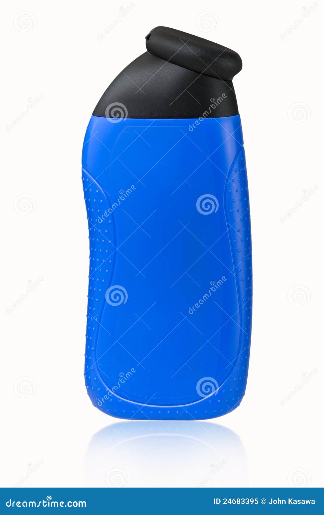 Empty Blue Deodorant Bottle Stock Image Image of bath, liquid 24683395