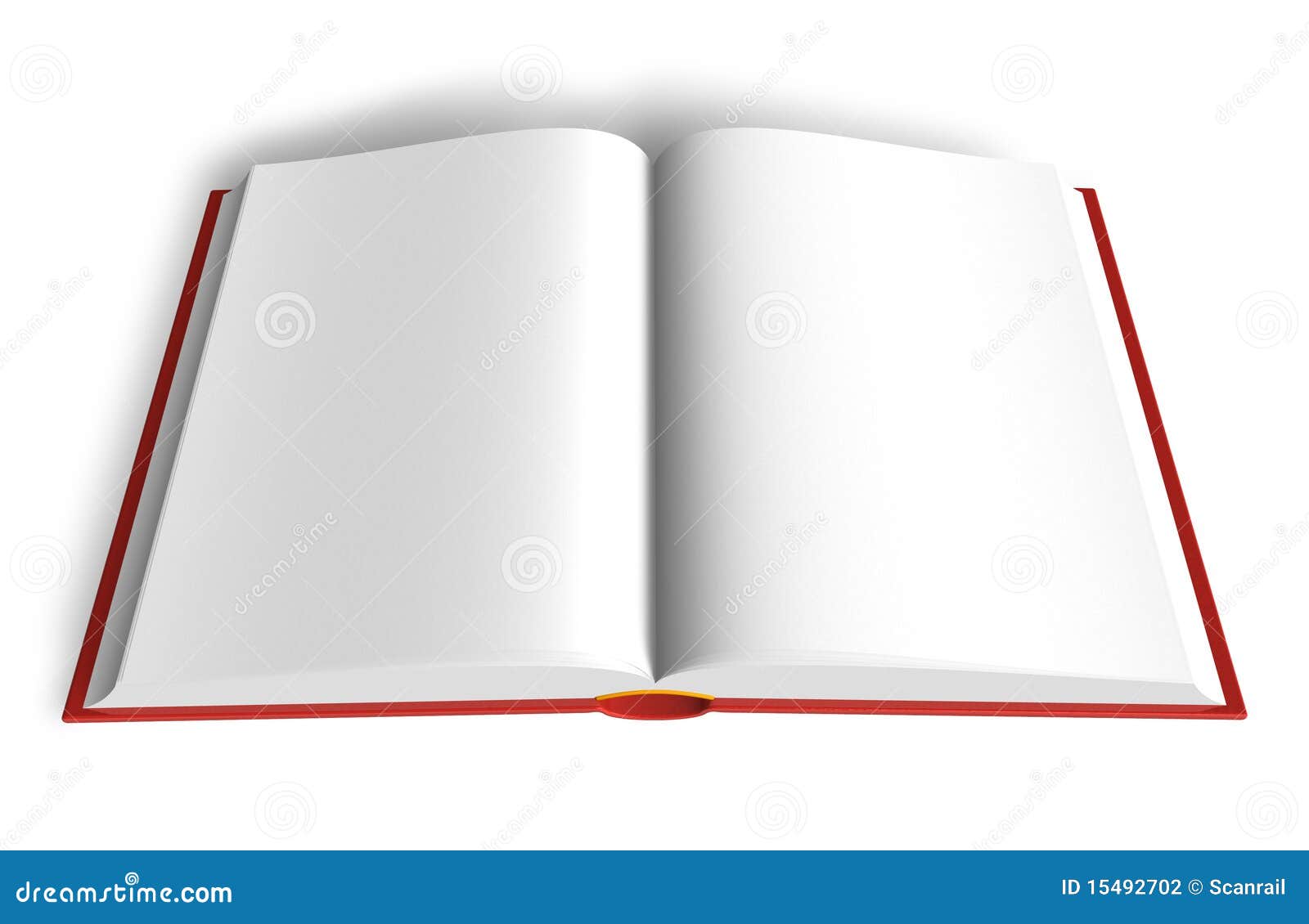 Empty book stock illustration. Illustration of knowledge - 15492702