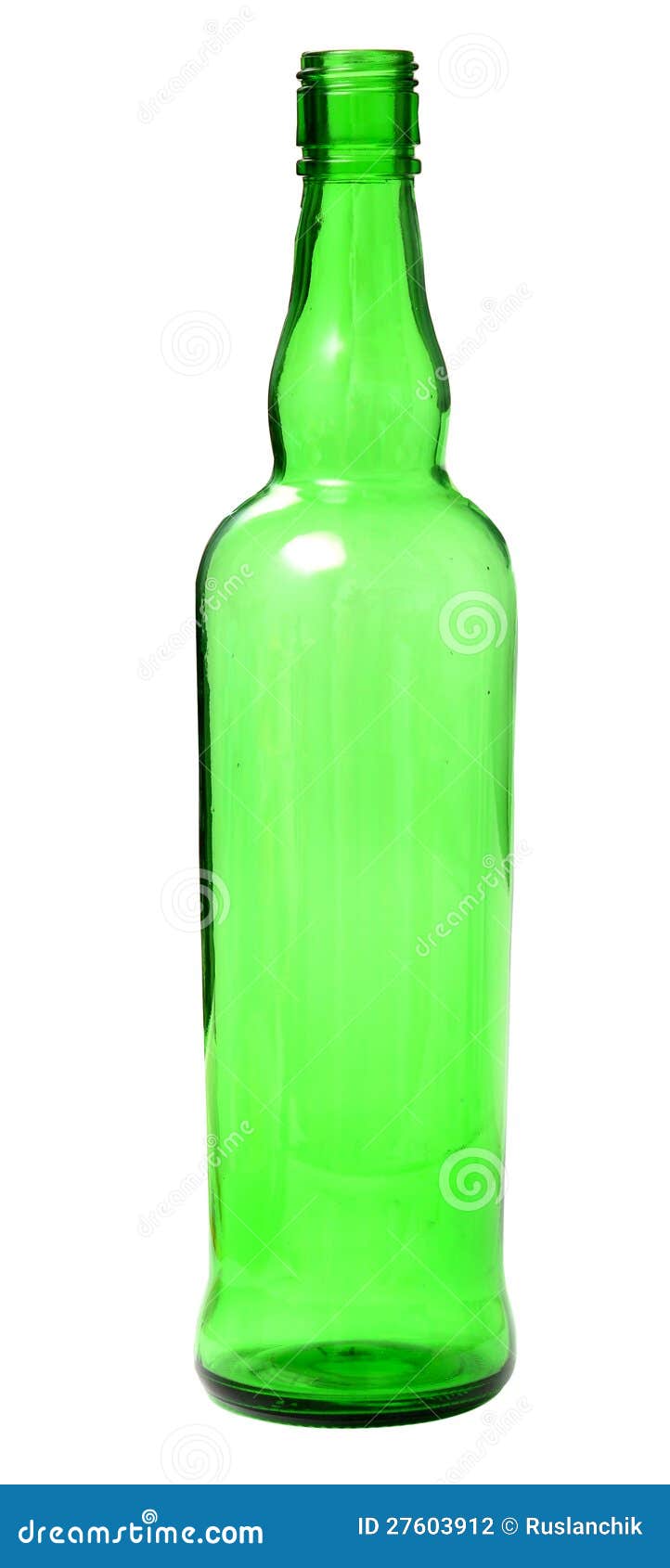 Empty bottle stock photo. Image of beverage, color, green 27603912