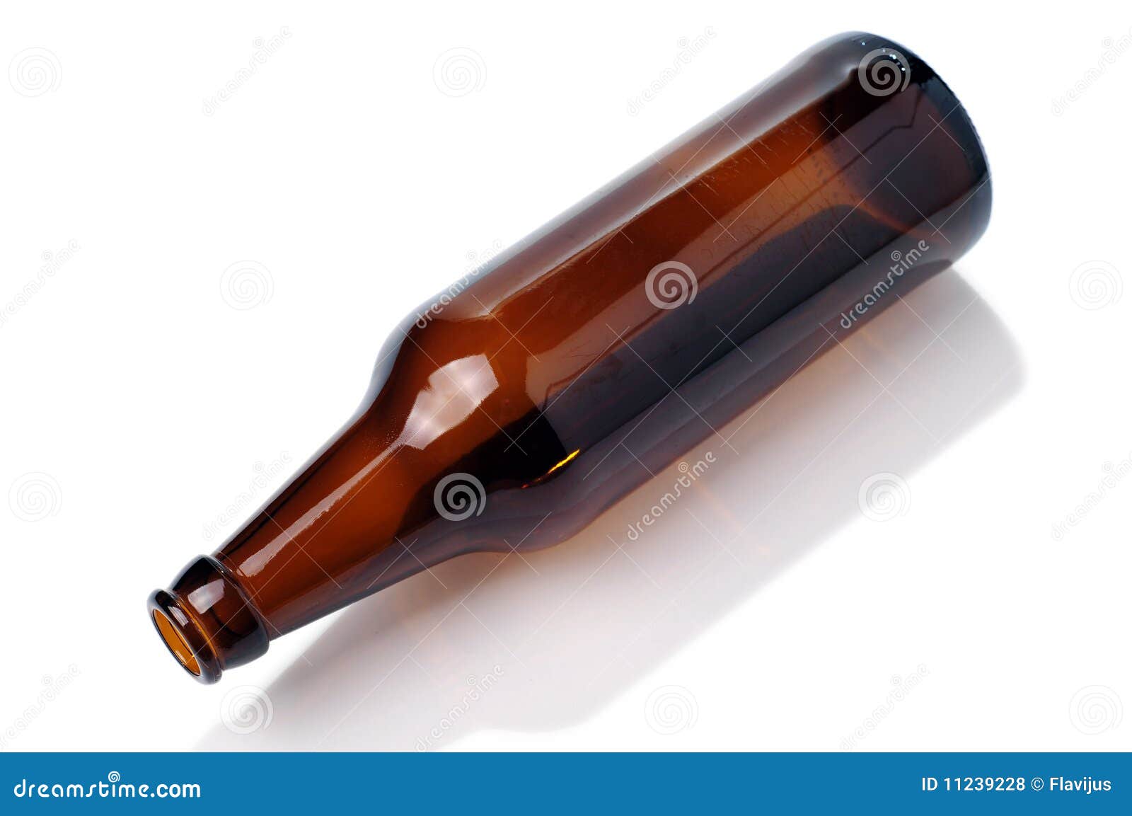 Empty brown beer bottle stock photo. Image of glass, alcohol 11239228
