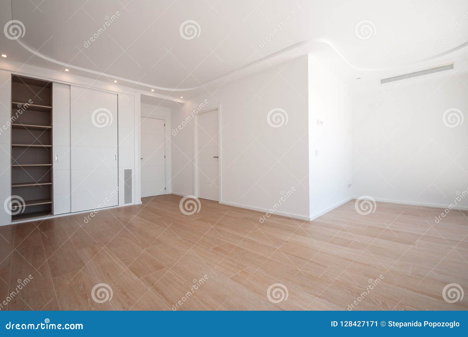 Empty Built In Wardrobes New House Empty Rooms Stock
