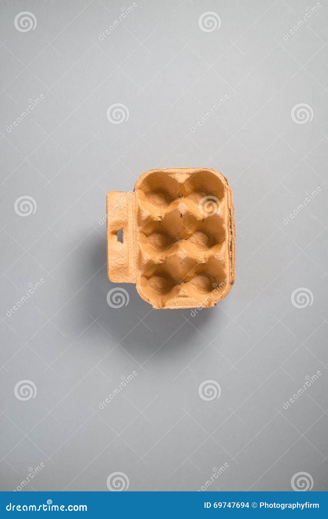 An Empty Cardboard Egg Carton Stock Photo Image of recycle, cardboard