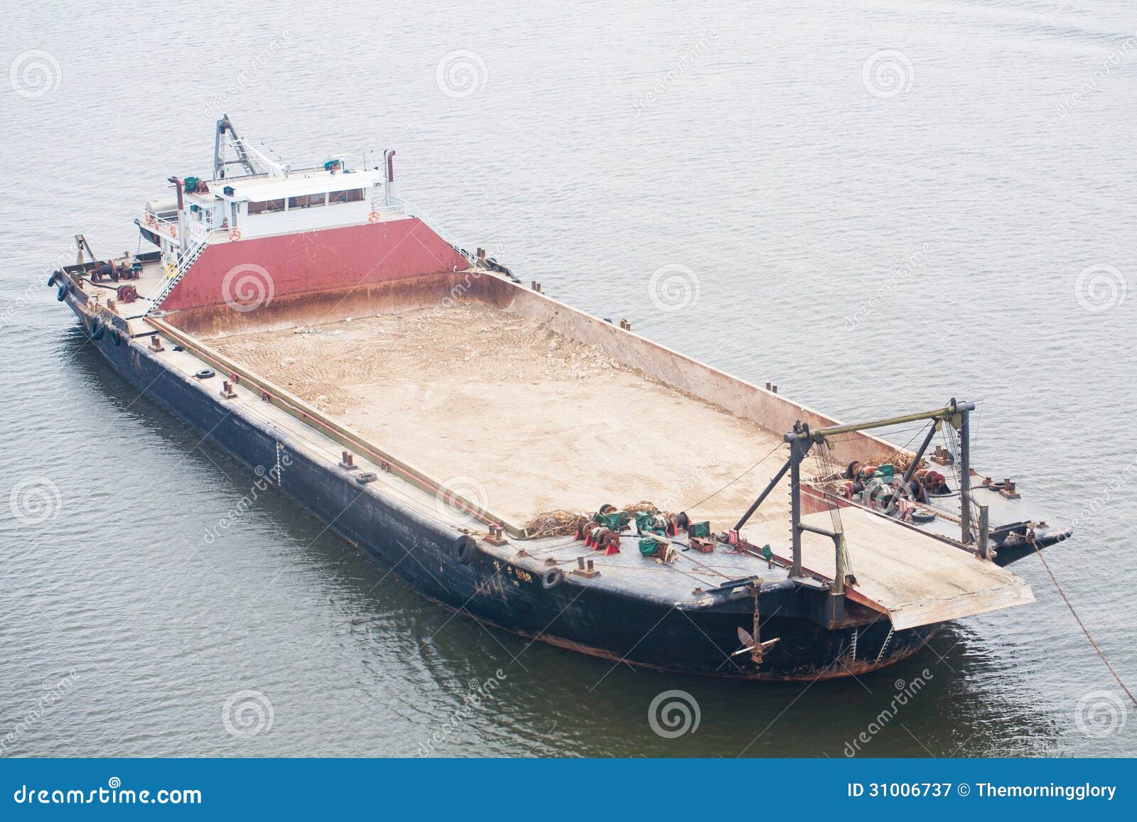 The Empty Cargoship Royalty Free Stock Photography - Image 