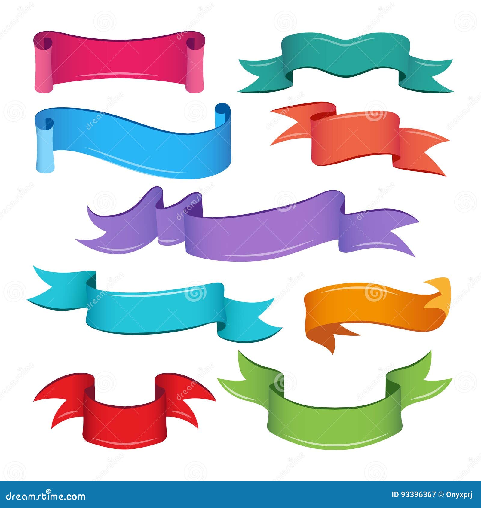 Empty Cartoon Ribbons And Banners Vector Illustrations For Ui Game Stock Vector Illustration Of Element Message Empty Cartoon Ribbons And Banners Vector Illustrations For Ui Game Stock Vector Illustration Of Element Message