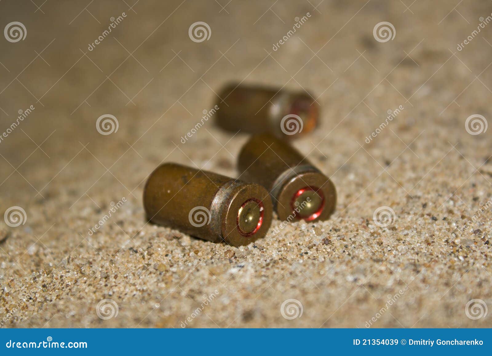 Empty cartridges on sand stock image. Image of ammo, casing 21354039