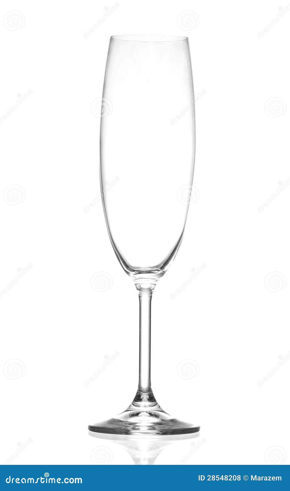 Empty champagne glass stock photo. Image of drink, clear 28548208