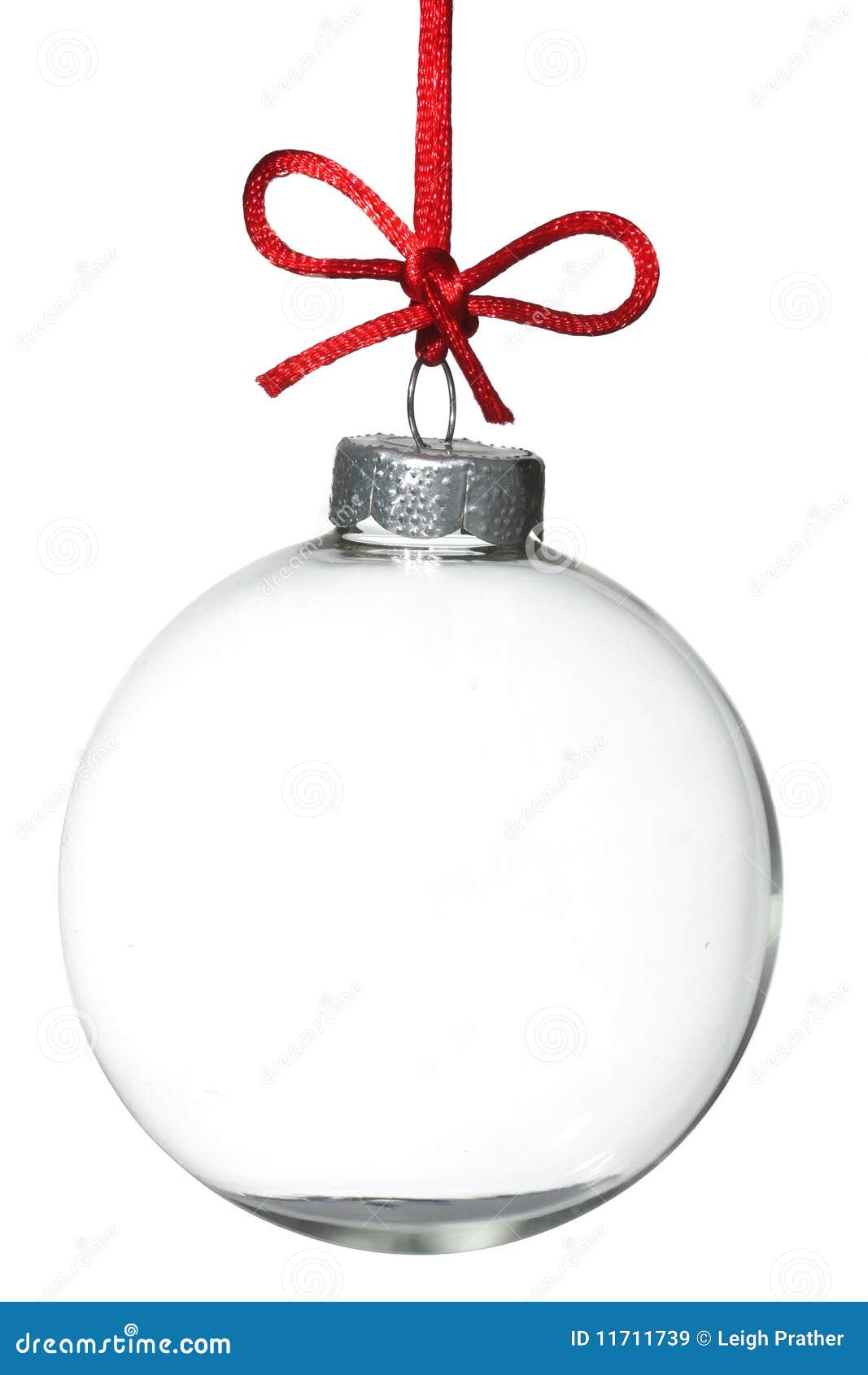 empty christmas ornament
