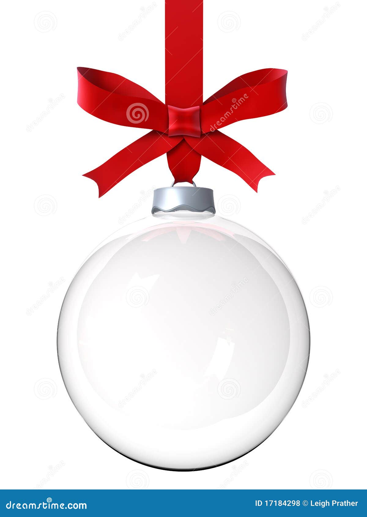 empty christmas ornament