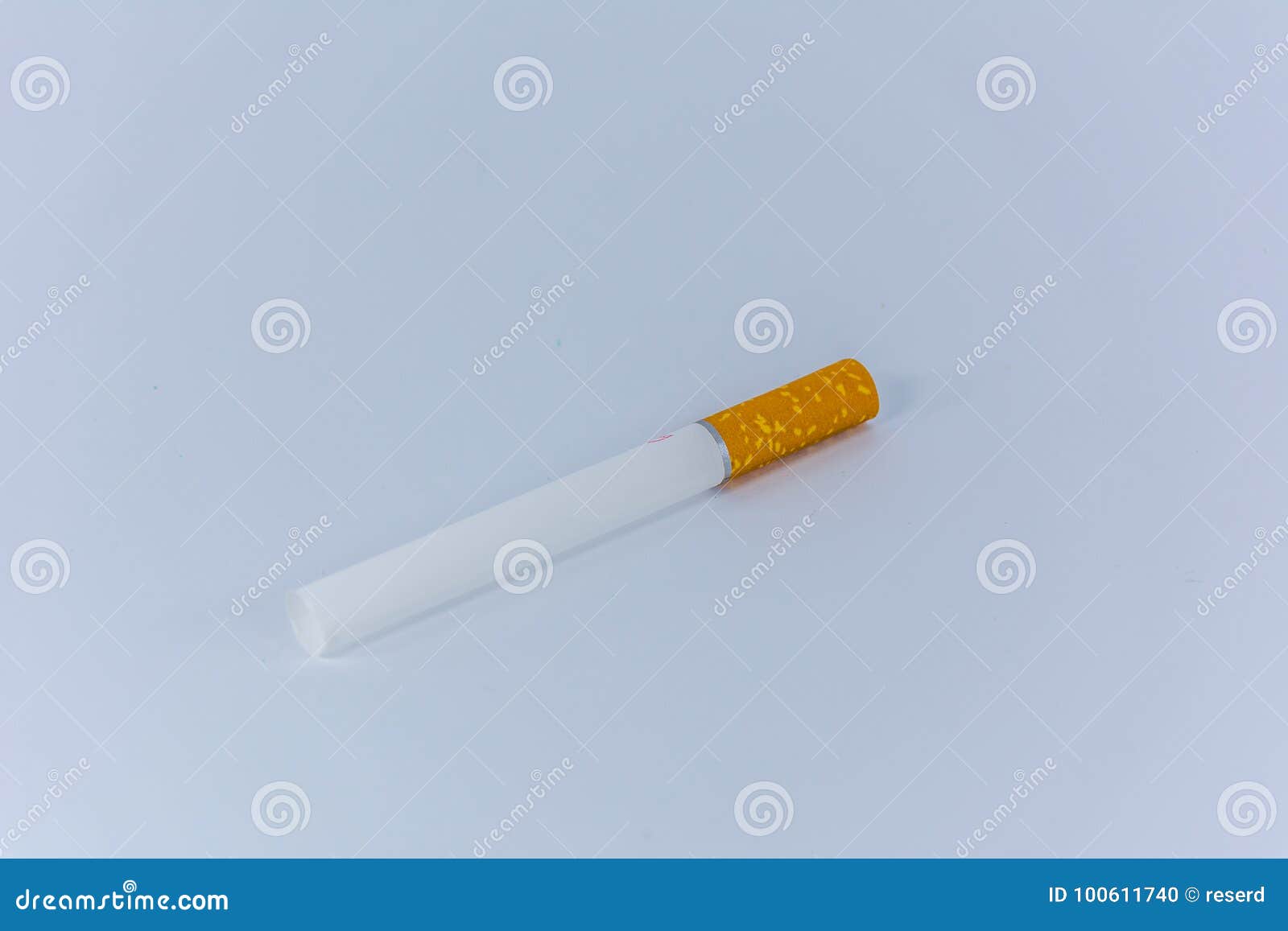 Empty cigarette tube stock photo. Image of rolling, concept 100611740