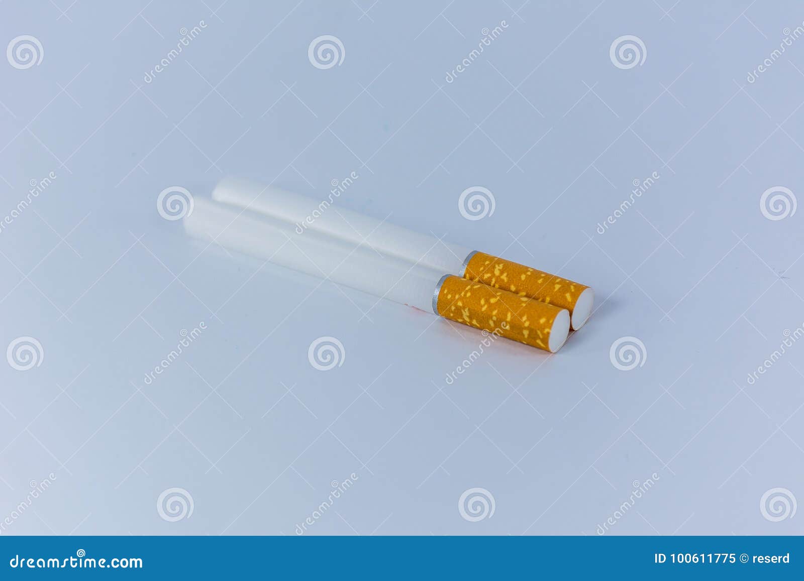Empty cigarette tubes stock image. Image of pleasure 100611775