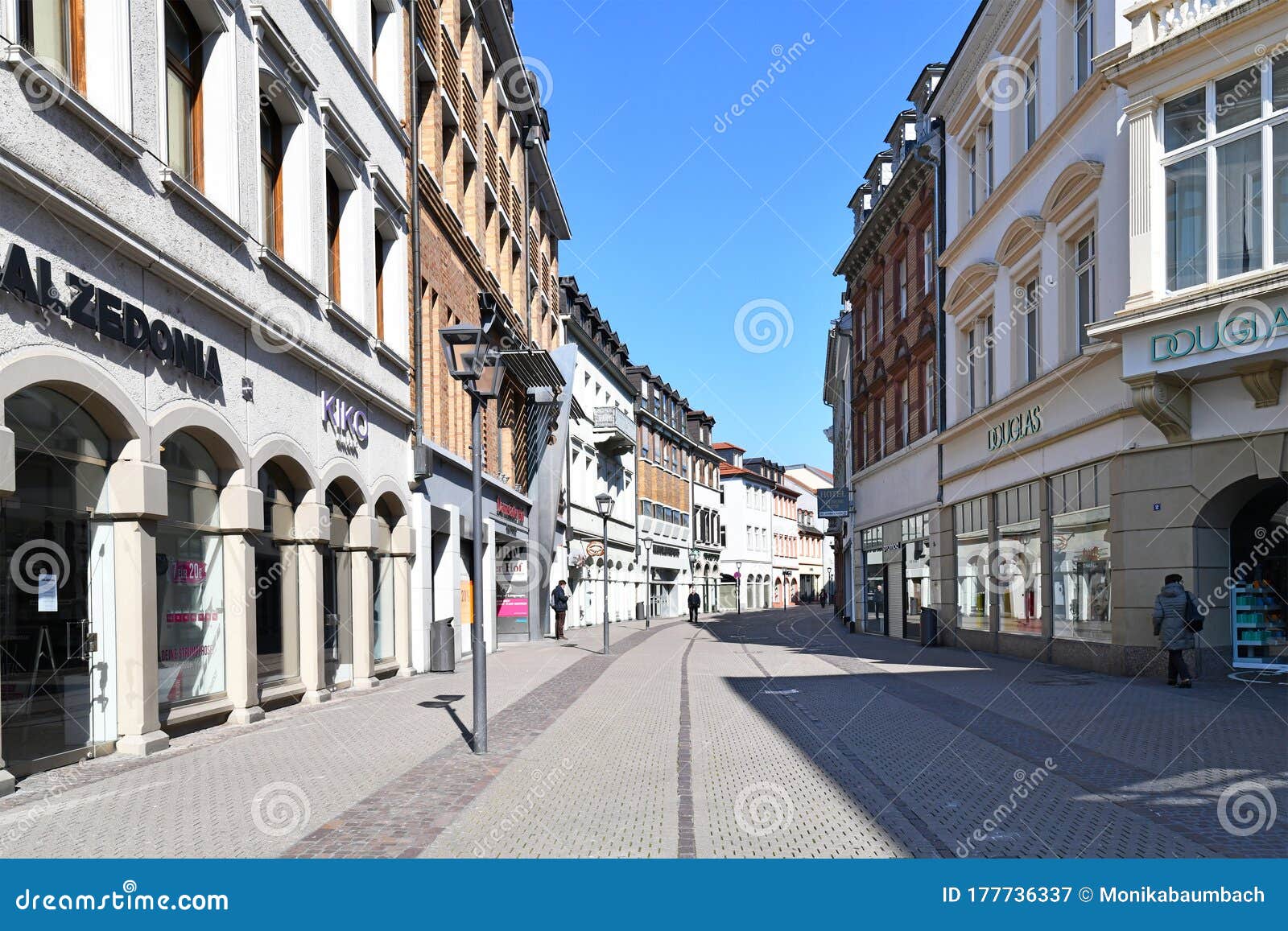 Heidelberg, Germany, almost Empty City Center with Shopping Street with Closed  Shops during Corona Virus Lockdown Editorial Photography - Image of corona,  economy: 177736337