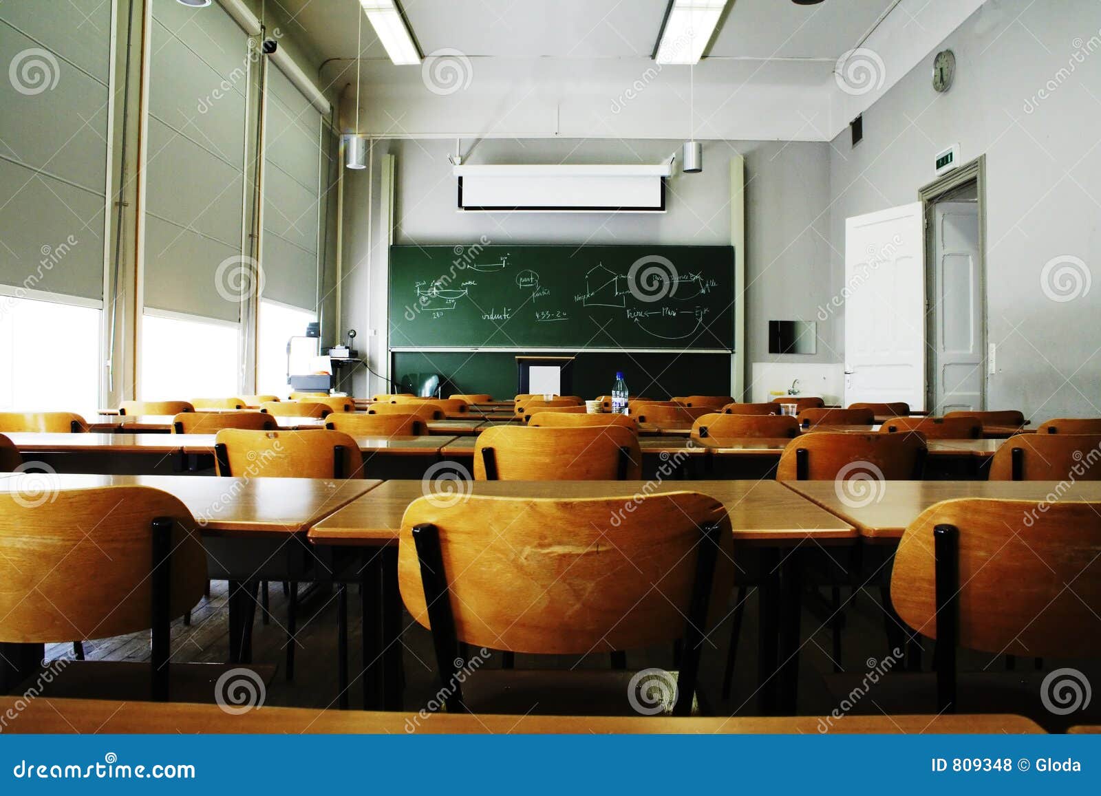 empty classroom