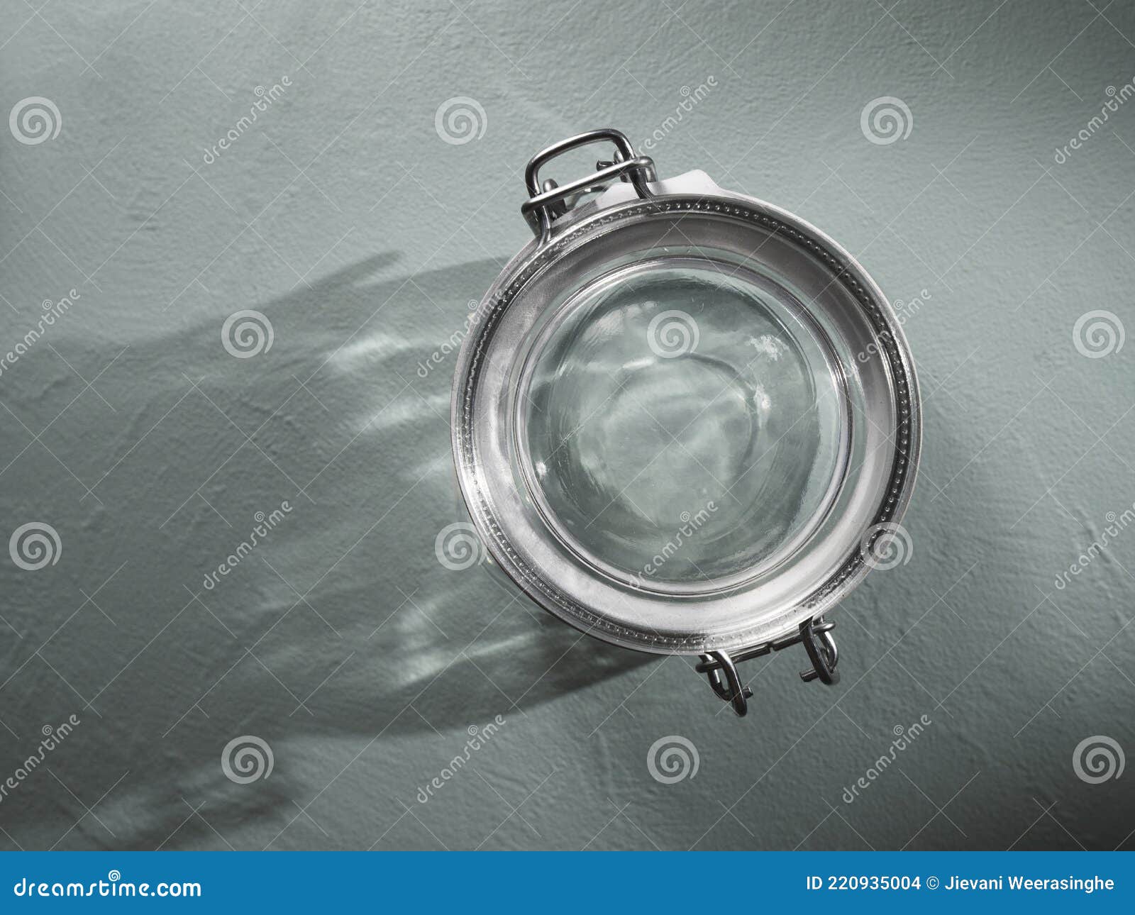 empty clear glass bottle 