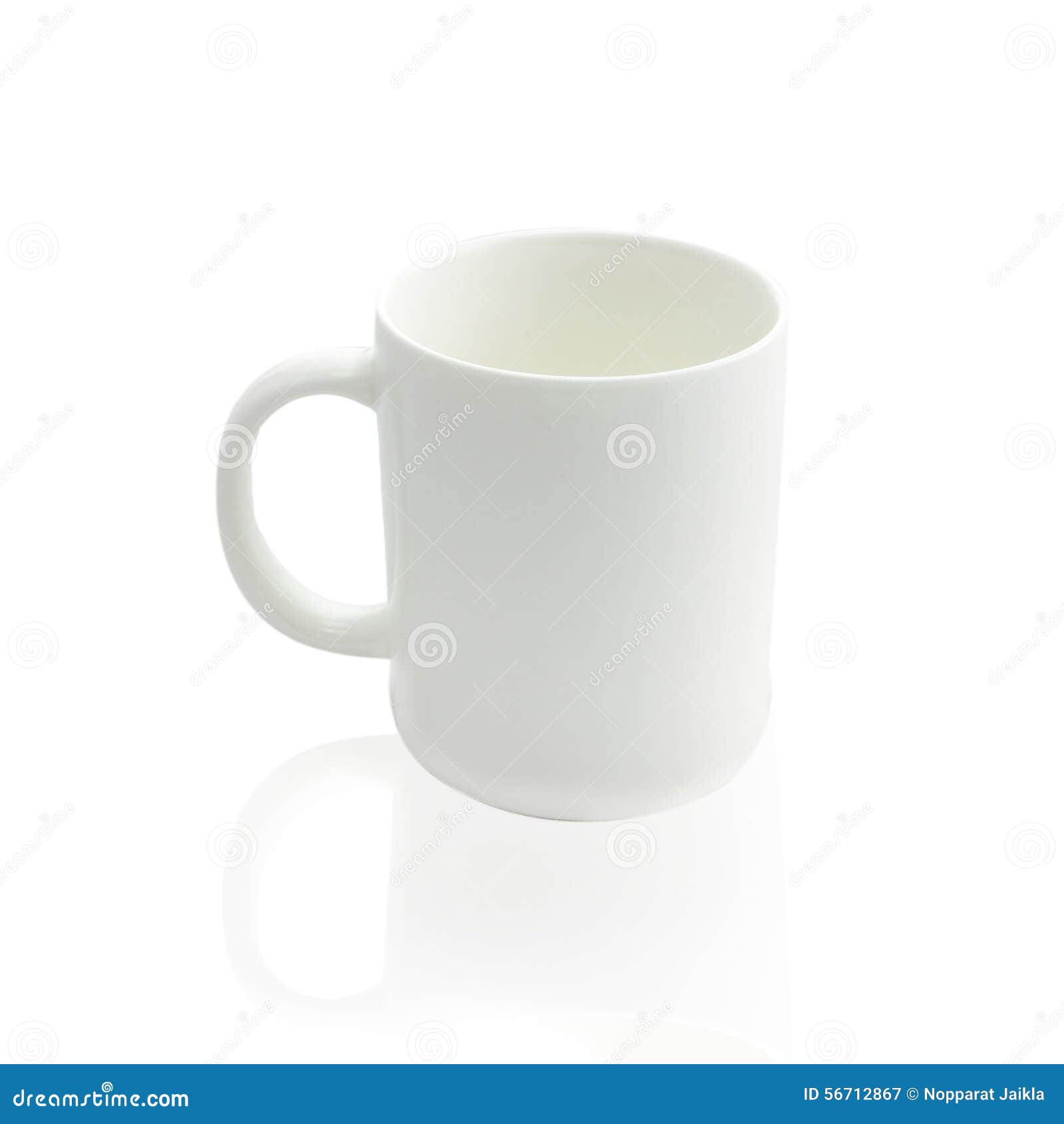 Empty Coffee Cup or Coffee Mug Isolated on White Background Stock Image