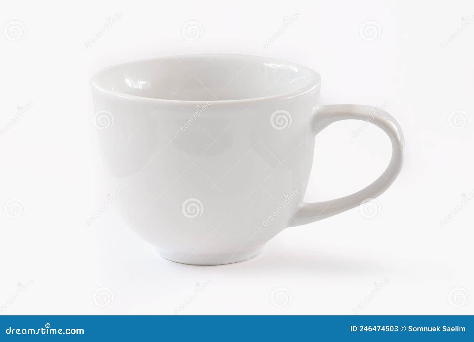 Empty Coffee Cup or Coffee Mug Isolated on White Background Stock Image