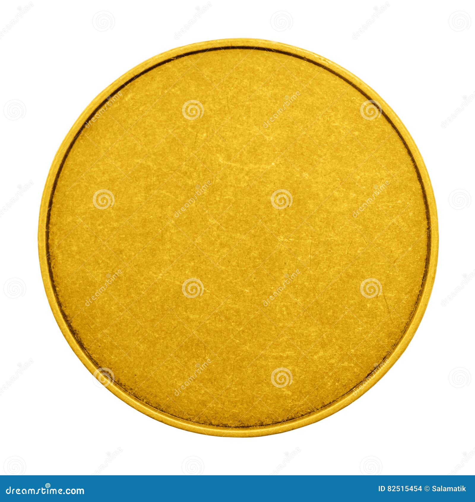 Empty Coin Game Color Medal Stock Photo - Image of golden ...