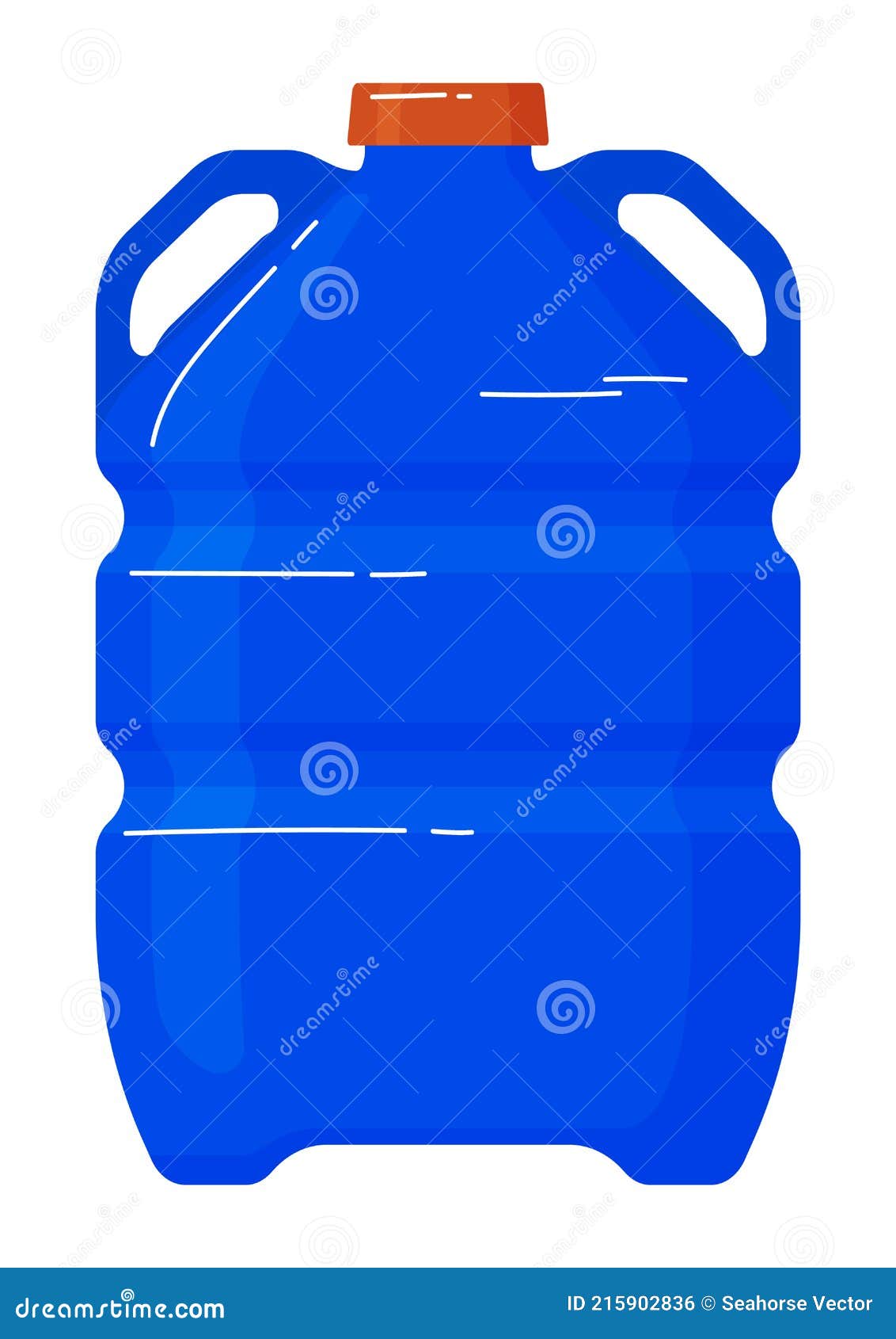 empty container, use canister  on white, gasoline tank, storage equipment, , flat style 