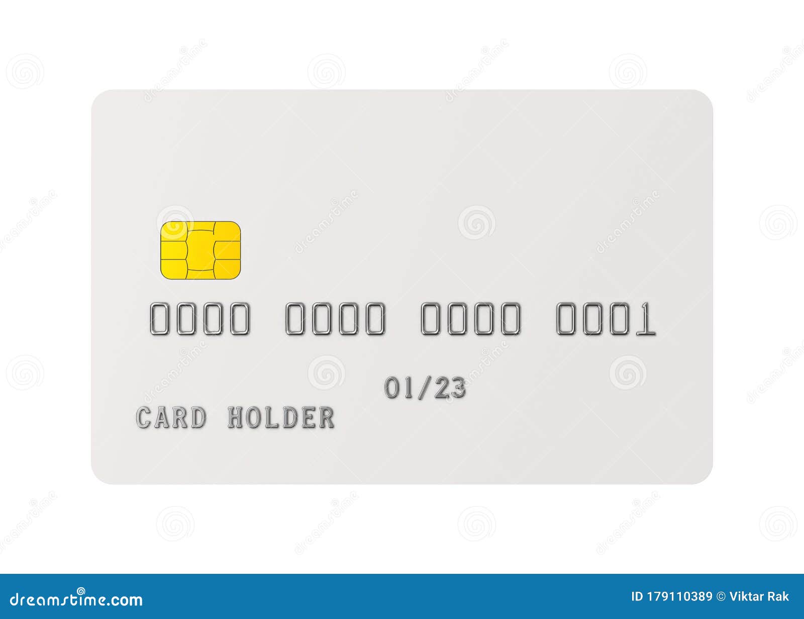 Blank Credit Card template 3.37x2.125-85.6×53.98mm