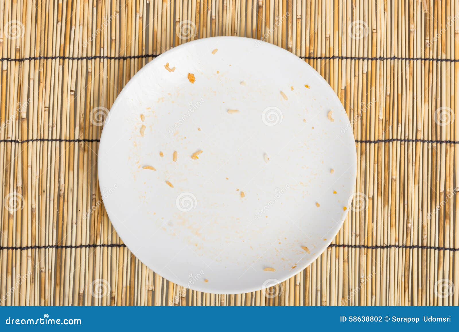 Empty Dirty Bowl after Food Stock Photo Image of hungry, dinner 58638802