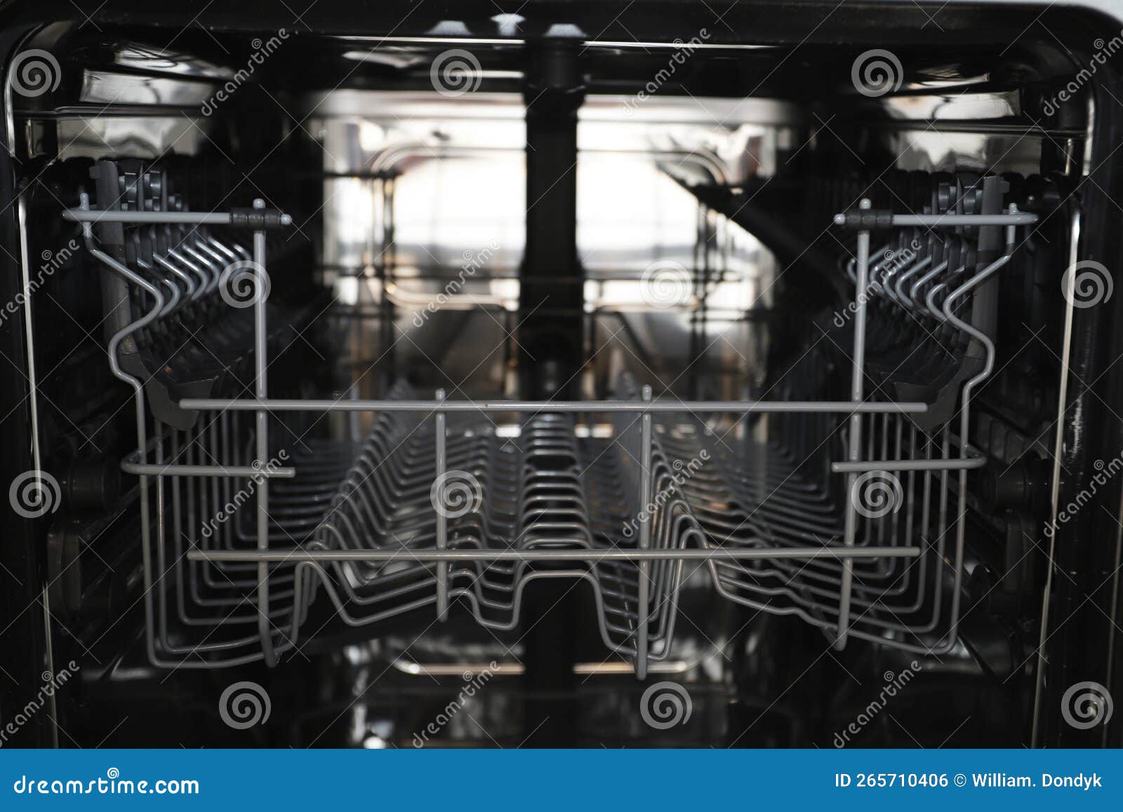 Empty dishwasher stock photo. Image of black, lunchtime 265710406