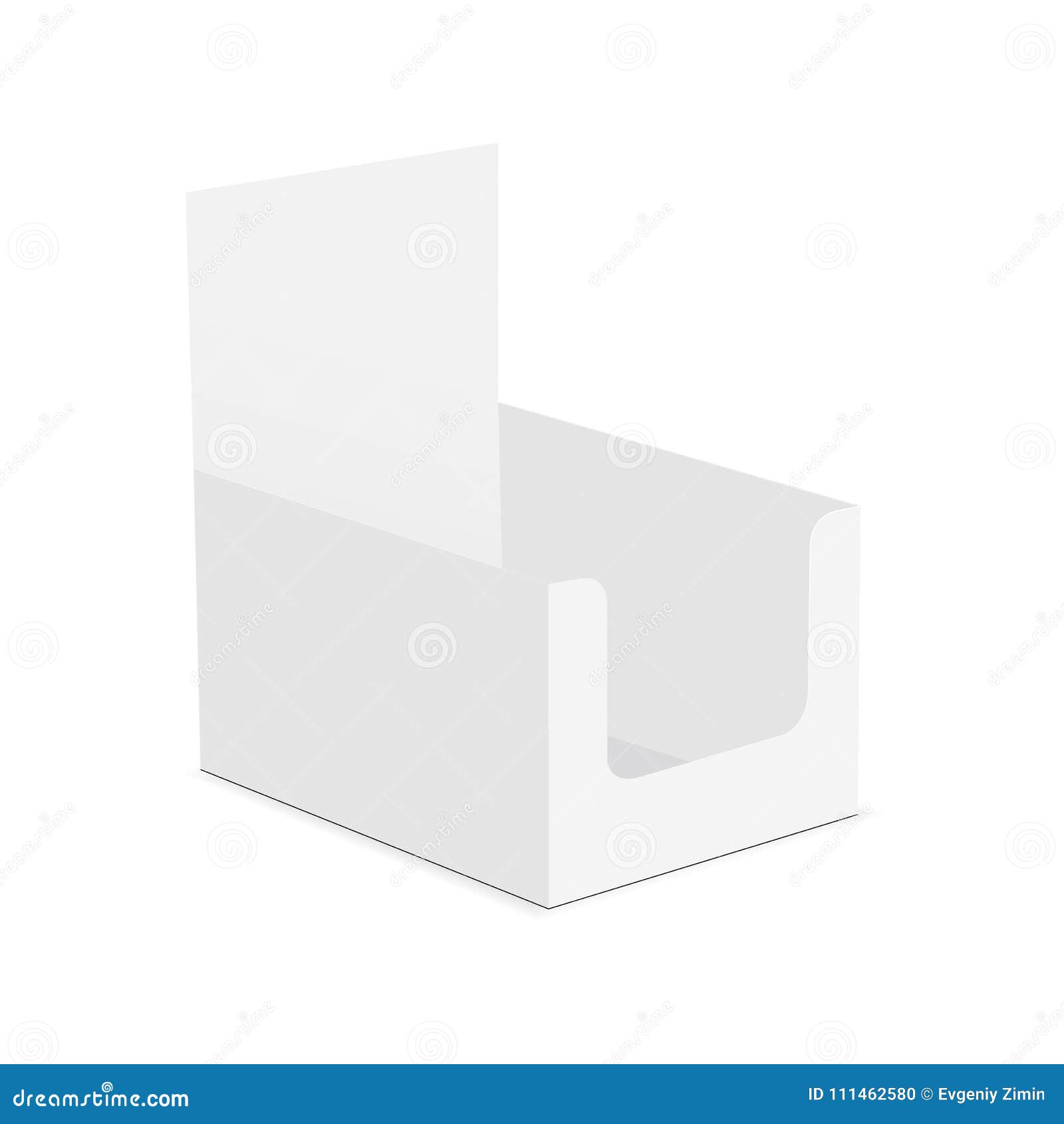 Download Empty display box mockup stock vector. Illustration of ...
