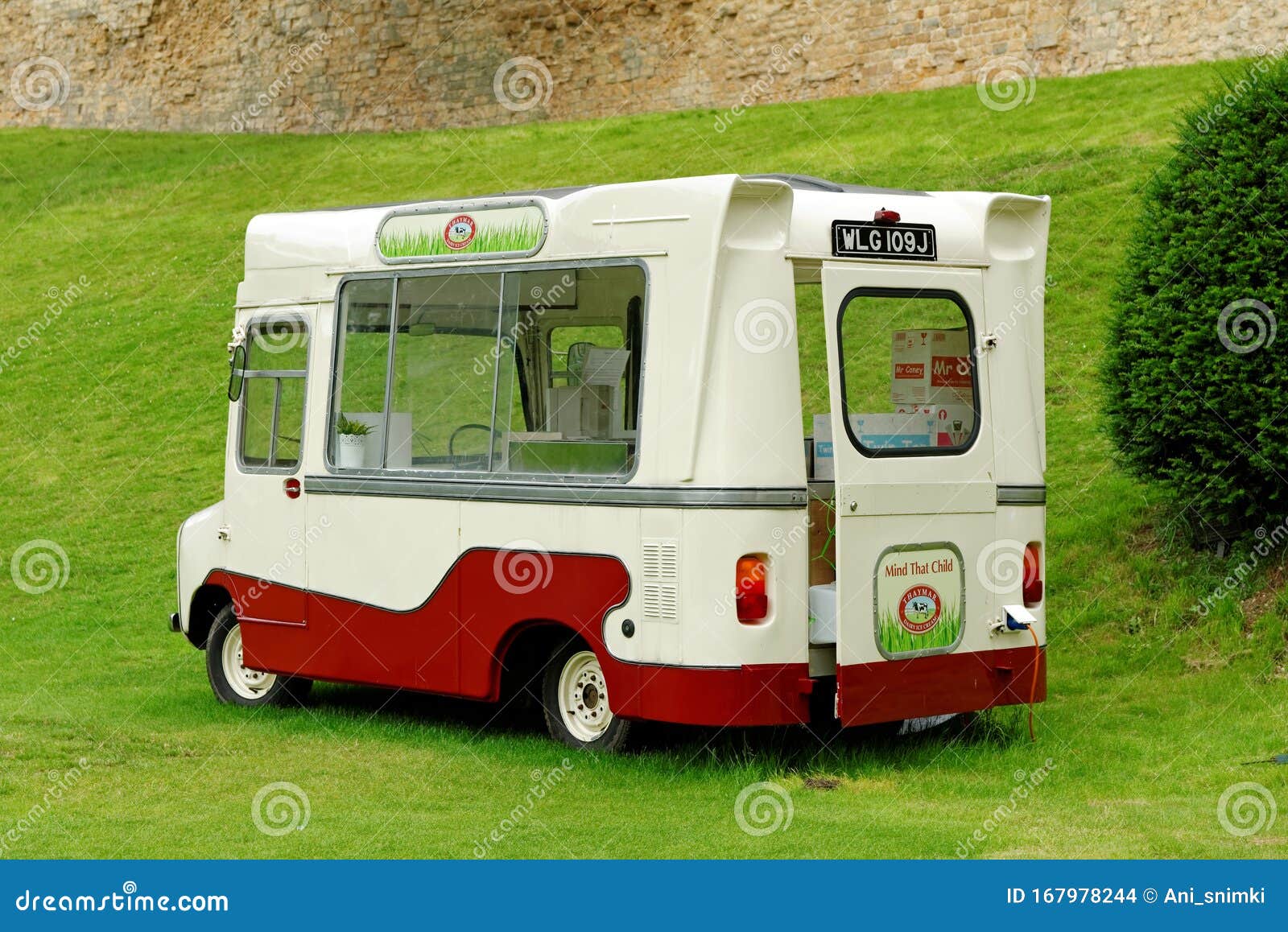 english ice cream van