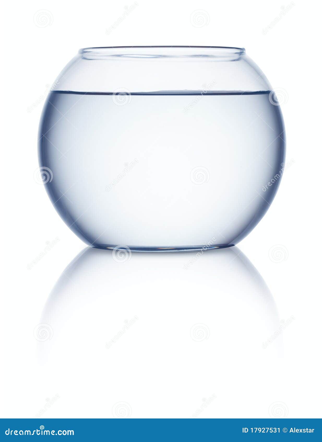 Empty Fish Bowl Stock Image Image 17927531