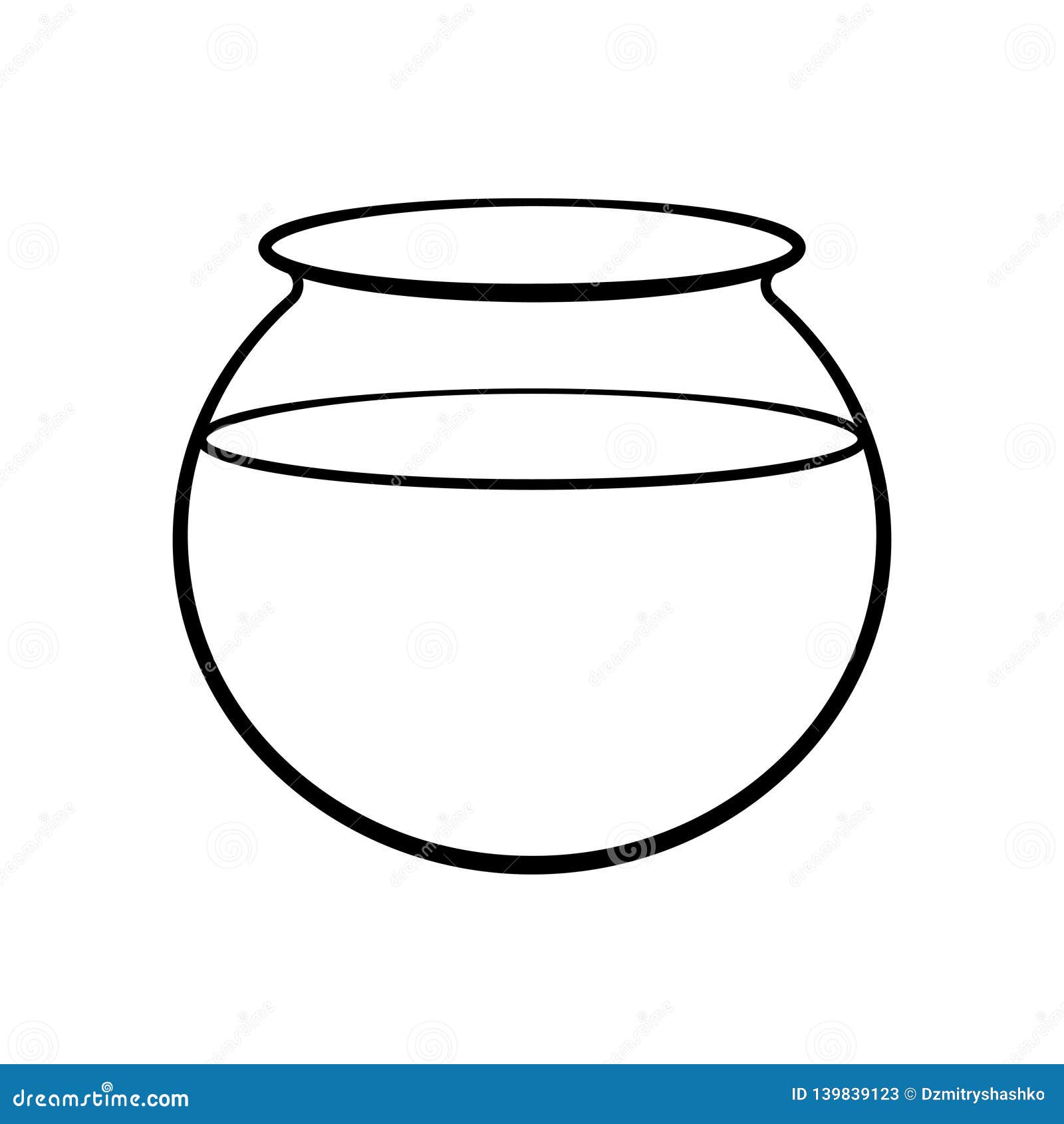 Fish Bowl Outline Printable Fish Bowl Outline Printable