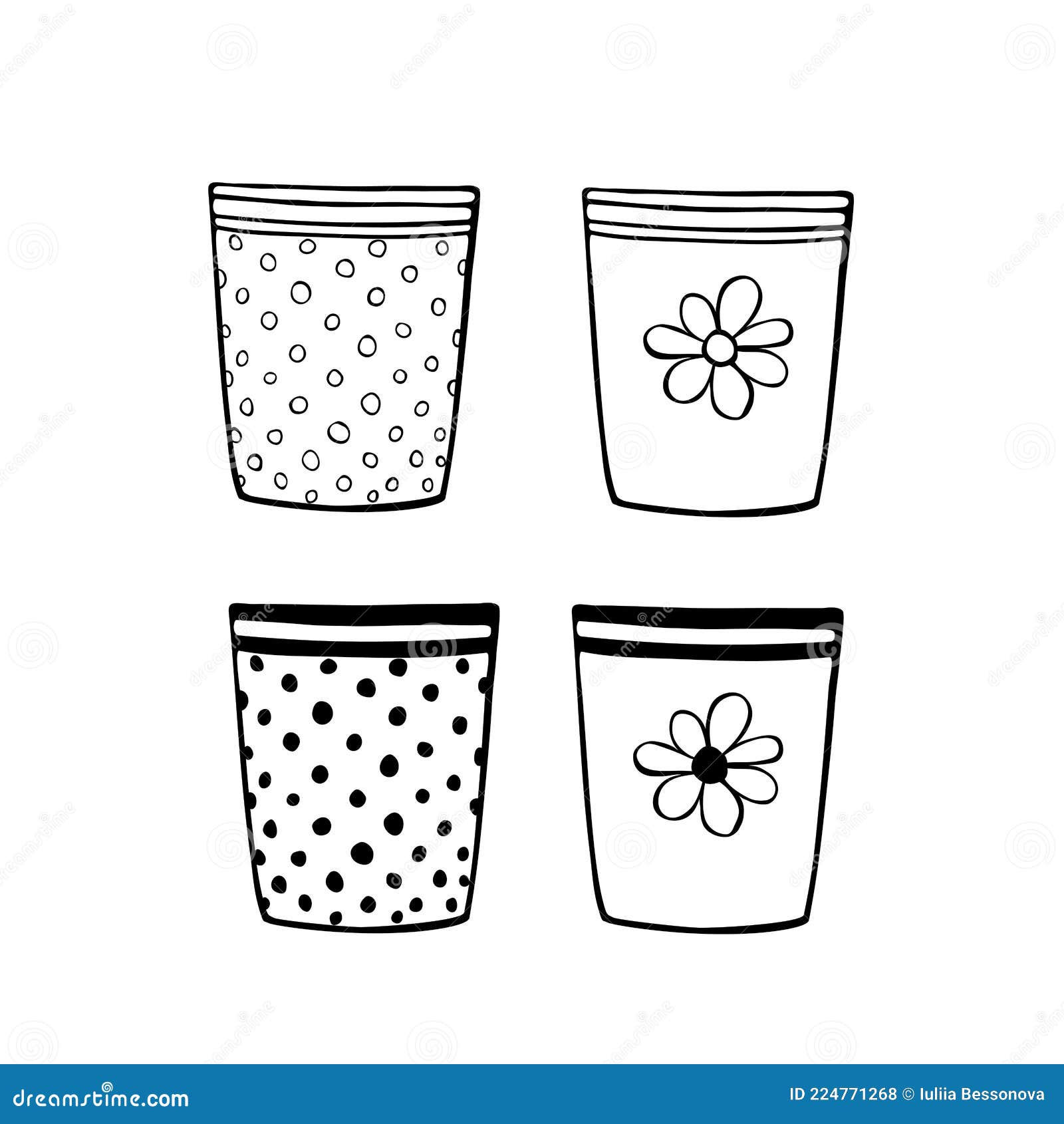 flower pot outline clip art