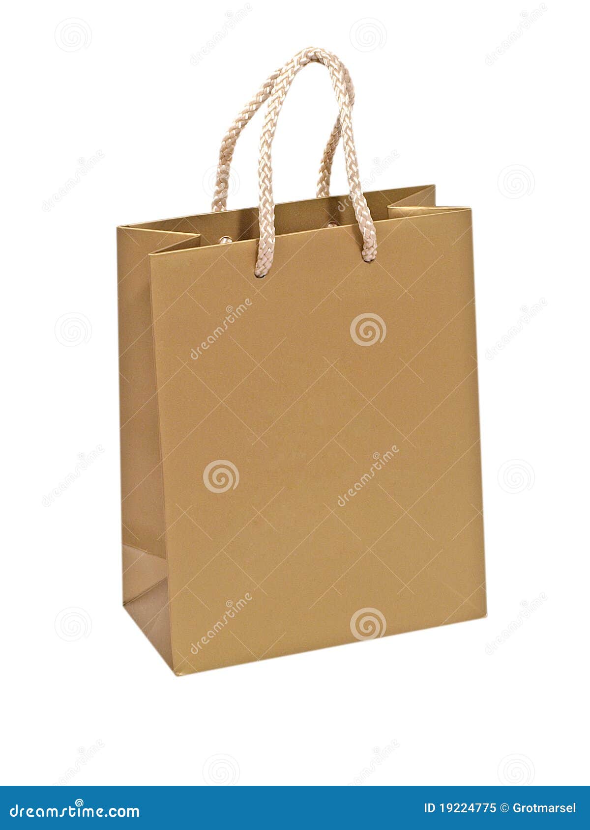 Empty gift bag. stock image. Image of birthday, package 19224775