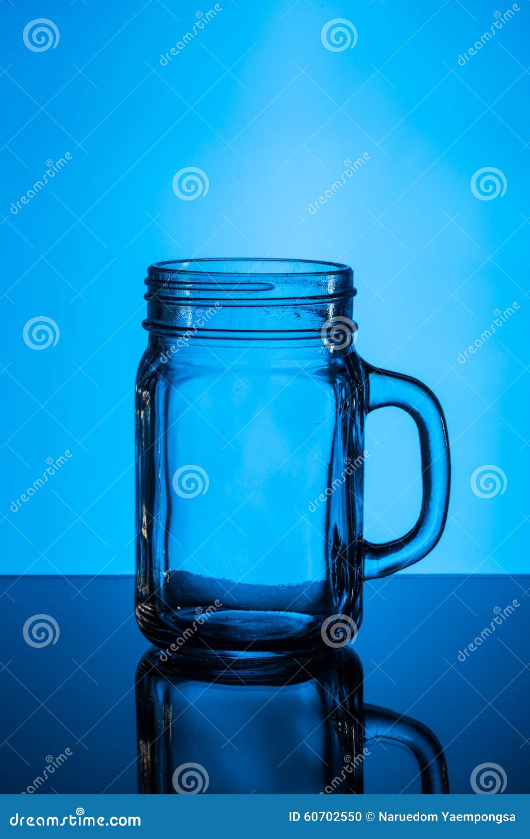 Empty glass jar stock photo. Image of clear, beverage 60702550