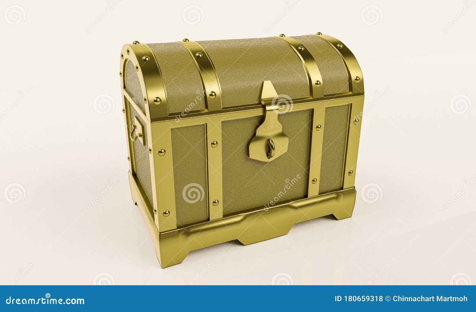 Premium Vector  Closed royal chests white gold and beautiful decoration  beautiful 3d gold chests