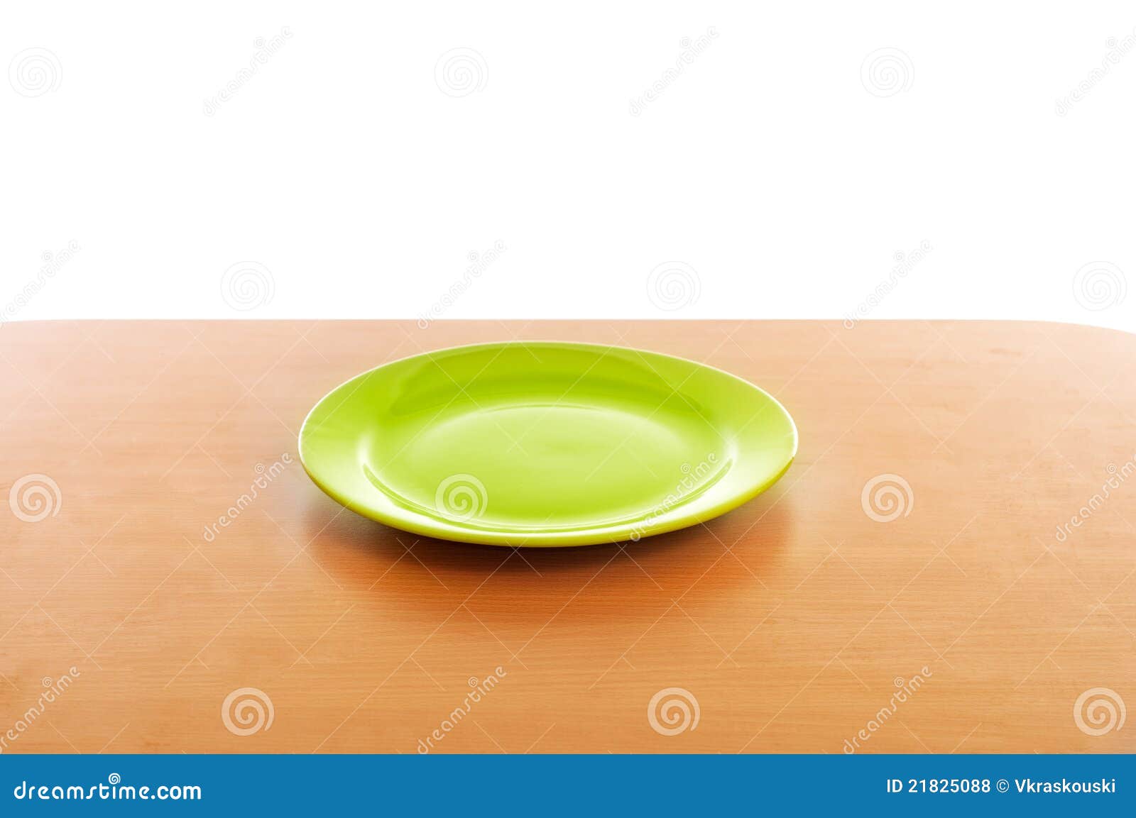 Empty green plate stock photo. Image of lunch, dinner 21825088