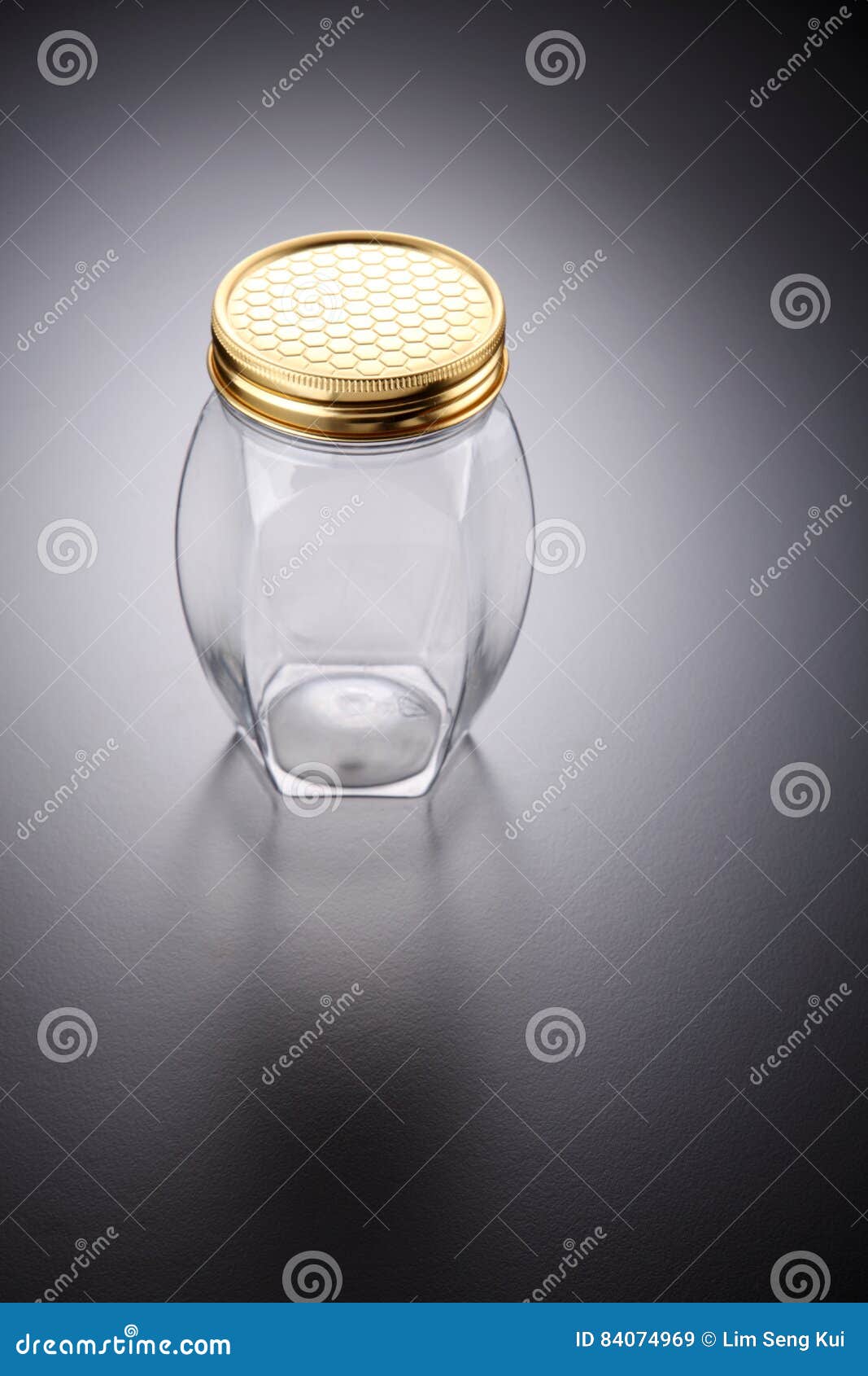 Empty honey jar stock image. Image of fragile, kitchenware 84074969