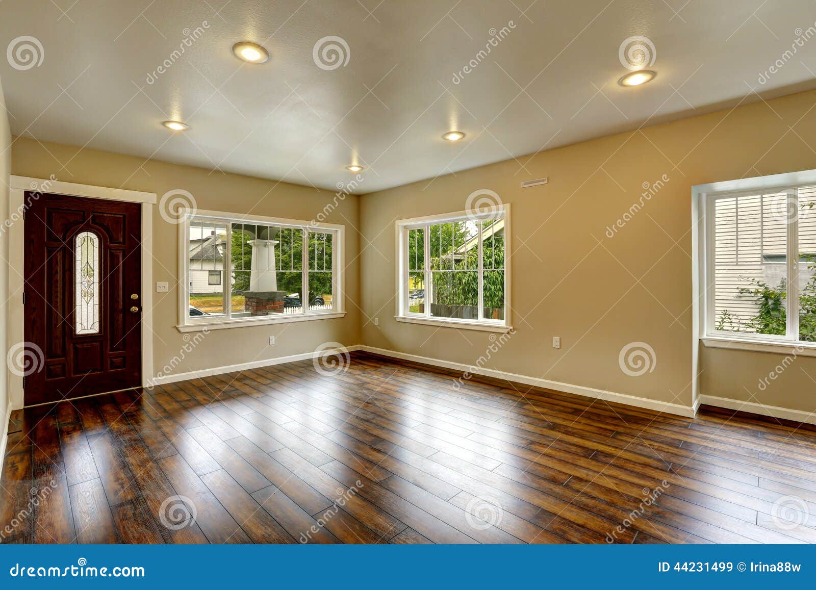 Empty House Interior Spacious Living Room With New Empty House Interior Spacious Living Room With New