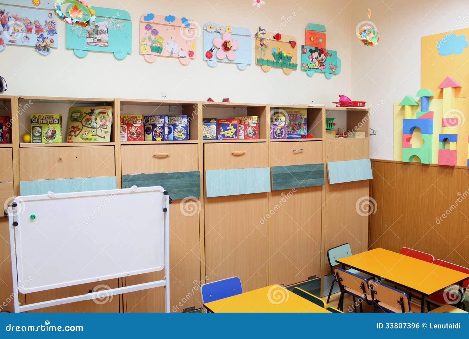 Empty Kindergarten Classroom  Editorial Photo Image of 