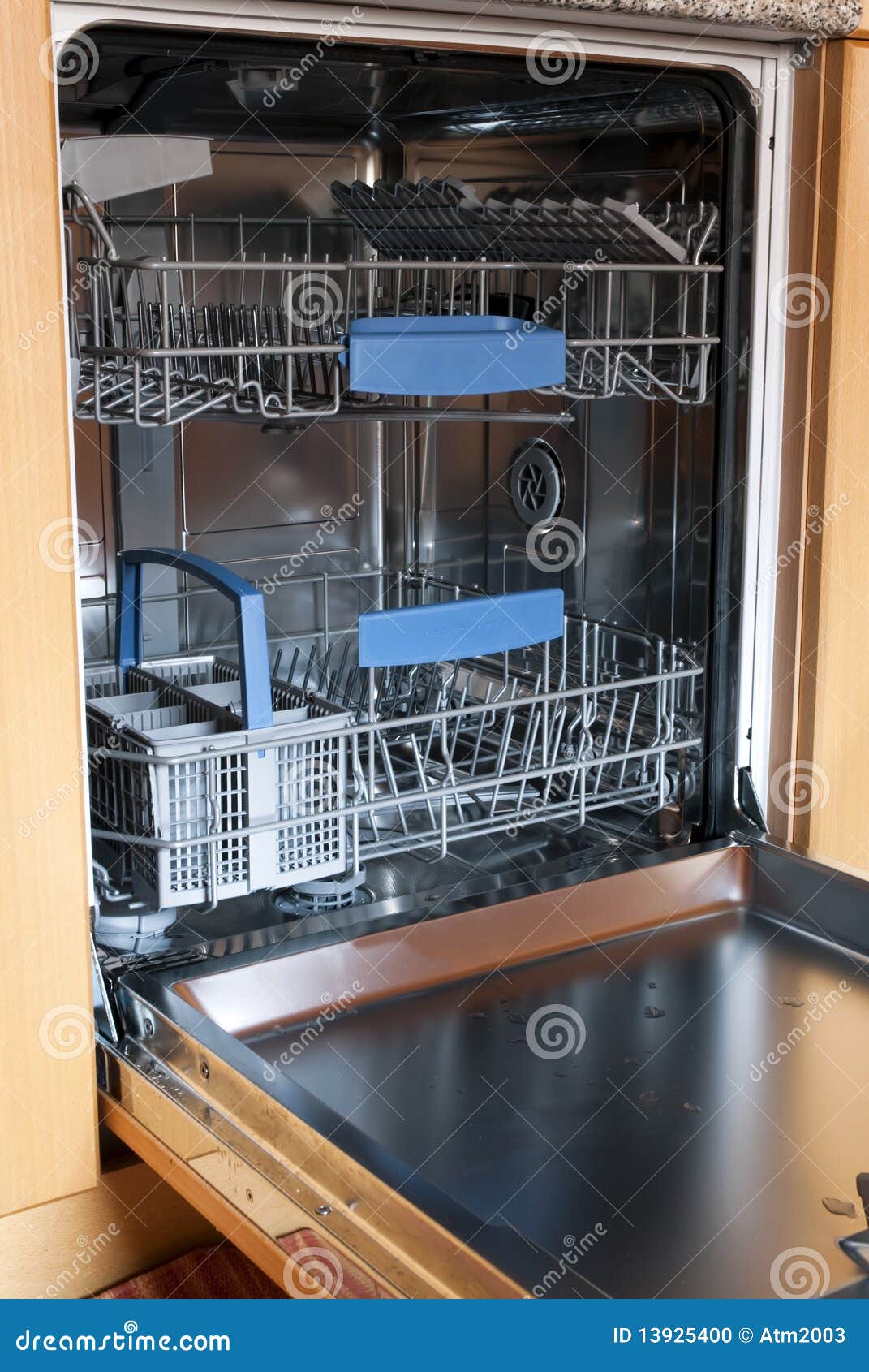 empty kitchen dishwasher