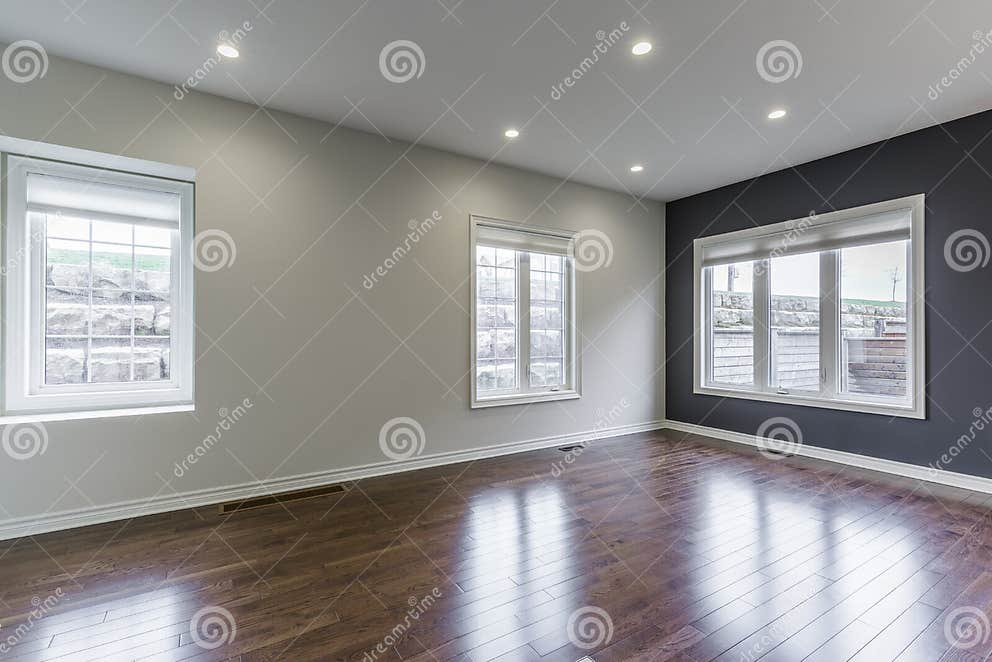 Empty Living Room Interior Design Stock Image Image of architecture