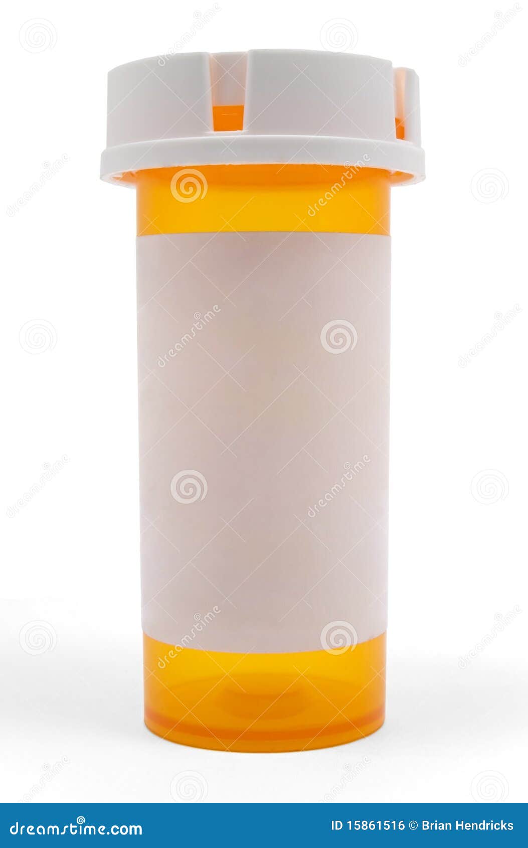 Empty Medicine Bottle stock photo. Image of pharma, blank 15861516