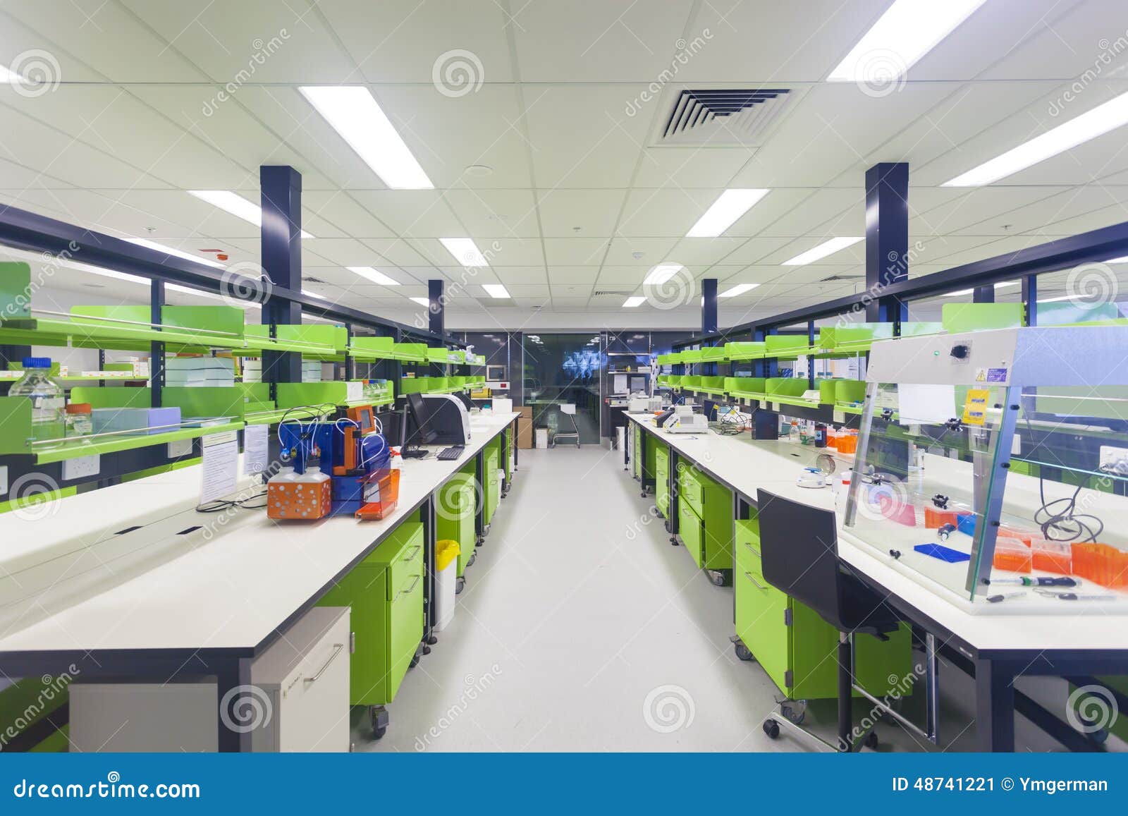 empty modern medical research laboratory