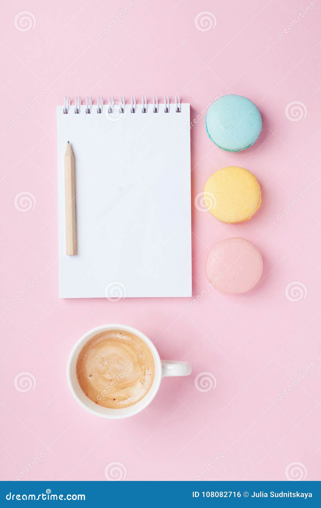 https://thumbs.dreamstime.com/z/empty-notepad-coffee-colorful-macaron-pink-pastel-desk-top-view-cozy-morning-breakfast-fashion-flat-lay-style-empty-notepad-108082716.jpg
